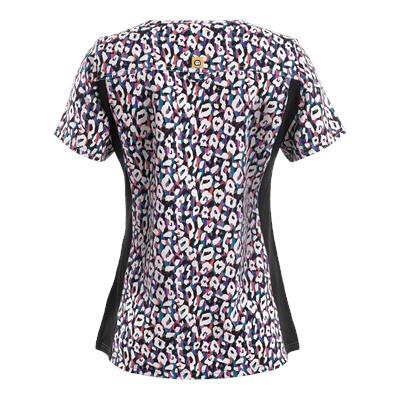 WonderWink Scrubs Four-Stretch Rodeo Drive Print Top