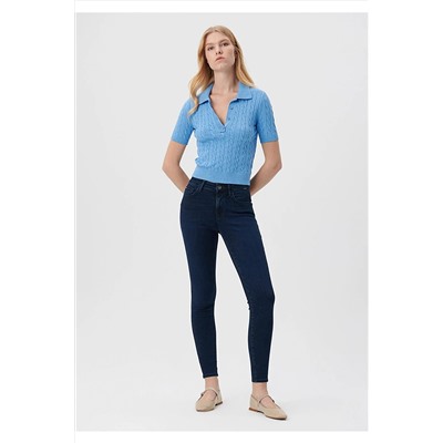 MaviTess Koyu Gold Luxury Jean Pantolon 100328-82196