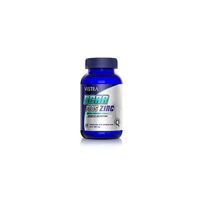 ВИТАМИНЫ BCAA ПЛЮС ЦИНК ОТ VISTRA 60 ТАБЛЕТОК / VISTRA BCAA PLUS ZINC 60 TABLETS