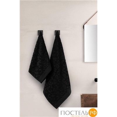Пол-Тг-30х50чр Tiger (черное) 30х50 Полотенце Жаккард