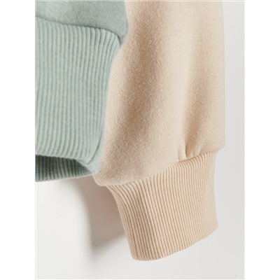 Colour block hoodie