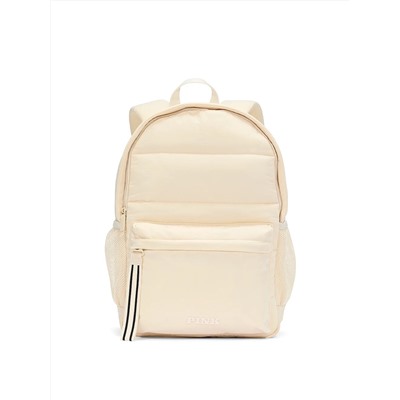 PINK Quilted Puffer Backpack