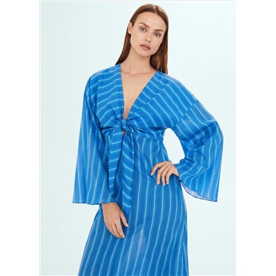 Vestido rayas detalle nudo
