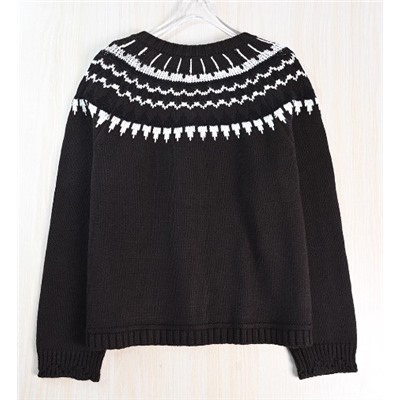 Жаккардовый кардиган с узором