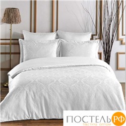 Постельное белье Karven жаккард семейный Damask White