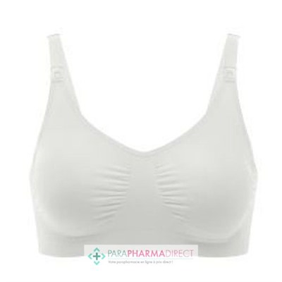 Medela Brassière Grossesse & Allaitement - Blanche - Taille L