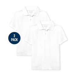 The Children’s Place  Boys Uniform Pique Polo 2-Pack - Multi Clr