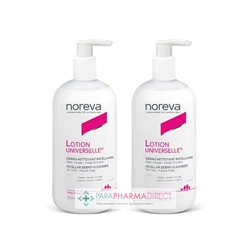 Noreva Lotion Universelle Dermo-Nettoyant Micellaire Tous Types de Peaux 2x500mlLot  × 2