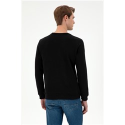 Erkek Siyah Sweatshirt