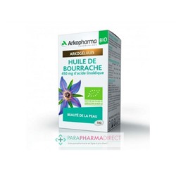ArkoPharma ArkoGélules - Huile de Bourrache - Beauté de la Peau - BIO 180 capsules