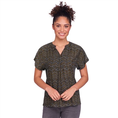 Damen Bluse mit Allover-Print