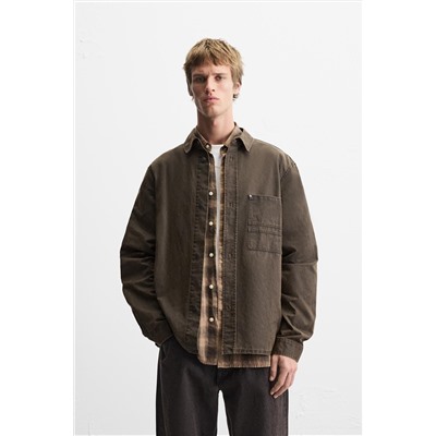 SOBRECAMISA EFECTO ENCERADO