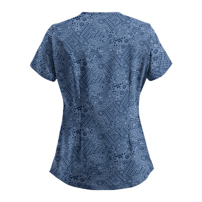 Advantage STRETCH by Butter-Soft™ Pretty Patches Ceil Scrub Top