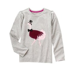 Fancy Ostrich Top
