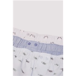 Pack 3 calzoncillos popelín estampados