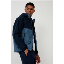 Chaqueta con capucha Azul noche