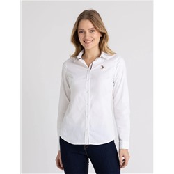LONG SLEEVE SOLID STRETCH OXFORD SHIRT