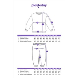 Костюм (Свитшот+Брюки) PLAYTODAY, 1073628