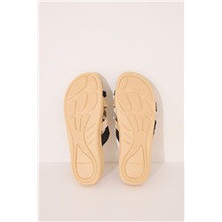 Sandalias rafia tiras cruzadas