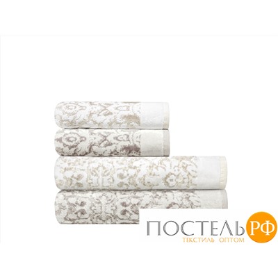 Togas ИЗАР К-т полотенец сер/бел/беж 50% модал/50% хл, 50х100-2/100х150-2, 4 пр, 600 гр/м2