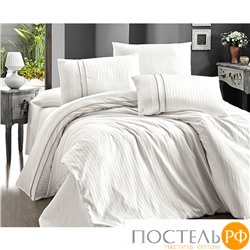 Постельное белье (Сатин де люкс) евро (Stripe Style Krem) (арт. N 044 Stripe Style Krem)