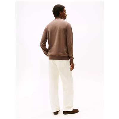 Solid Logo V-Neck Sweater
