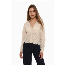Pointelle jacket