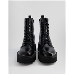 Men's track sole lace-up ankle boots