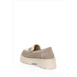 Kadın Bej Loafer