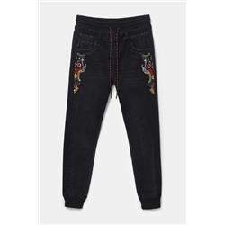 Pantalón jogger tobillero denim
