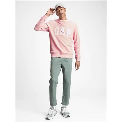Embroidered Gap Logo Crewneck Pullover