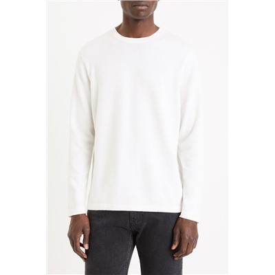 Jersey regular fit - Blanco