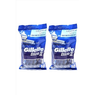 Gillette, Poşet Blue 2 10 Lu x 2 Adet