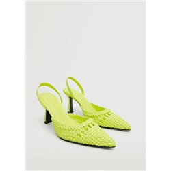 Zapato trenzado tacón -  Mujer | MANGO OUTLET Melilla