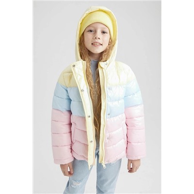 Defacto Kız Çocuk Kapüşonlu Mont Z0446A623SP