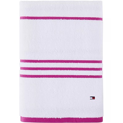 Tommy Hilfiger Home Modern American Stripe Cotton Bath Towel, 30" x 54"