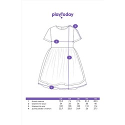 Платье PLAYTODAY, 1088849