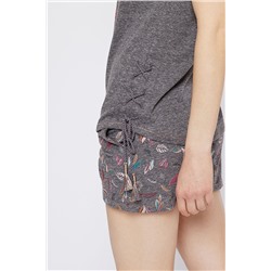 Camiseta Kimie Antracita jaspeado