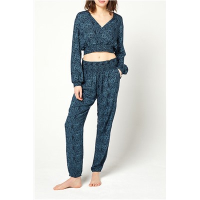 Crop top Sailor Azul marino