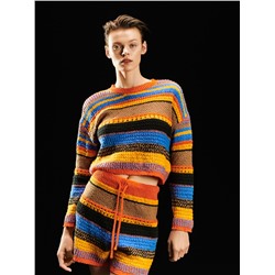 Pullover aus Strukturjersey