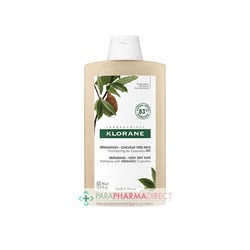Klorane Beurre de Cupuaçu BIO Shampooing Réparation - Cheveux Très Secs 400ml