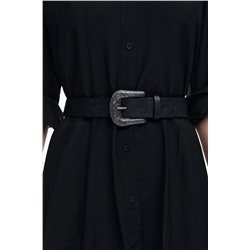 Vestido camisero cinturón