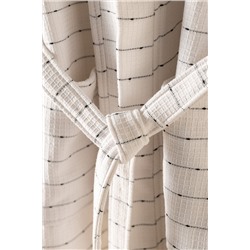 Soderna Kimono Pamuklu Unisex Bornoz - Beyaz