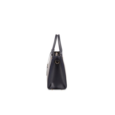 Bolso de piel Pure Azul marino