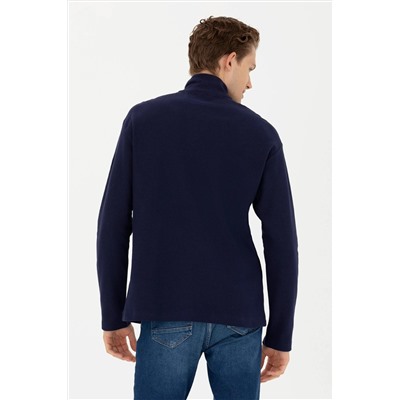 Erkek Lacivert Sweatshirt