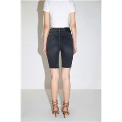Bermudas vaqueras Negro