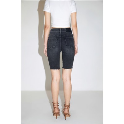 Bermudas vaqueras Negro