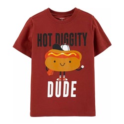 Carter's | Baby Hot Dog Jersey Tee