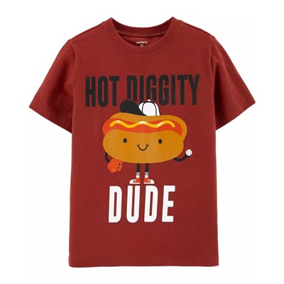 Carter's | Baby Hot Dog Jersey Tee