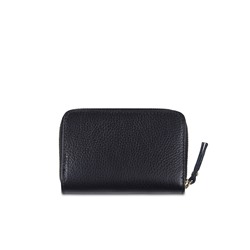 Cartera de piel Moni Negro